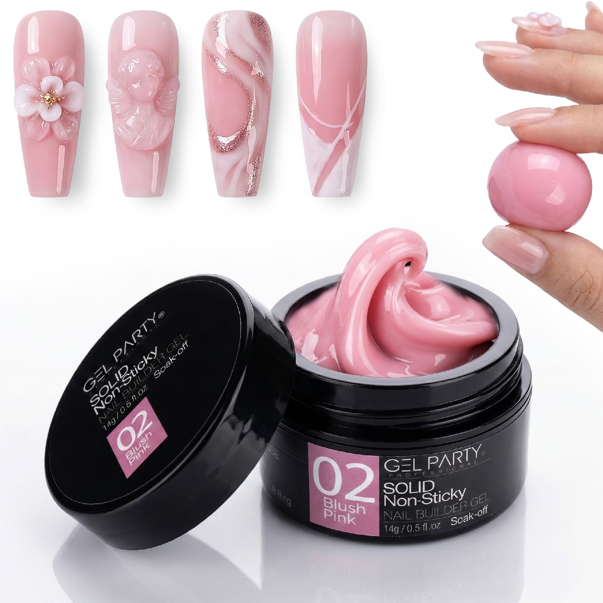 GEL PARTY Solid Non-Sticky Builder Gel